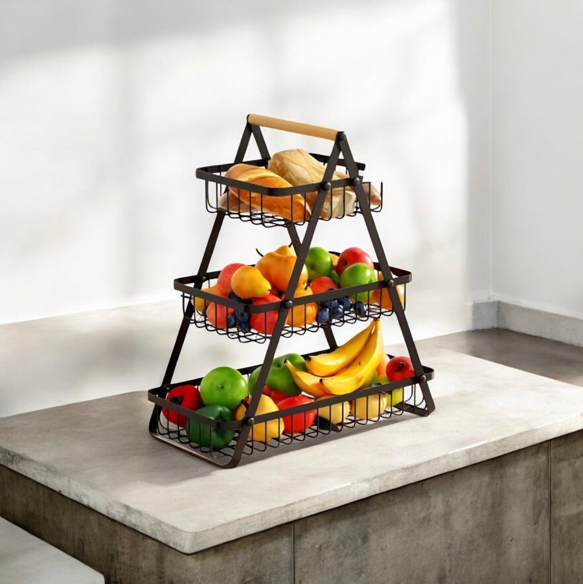Fruit Basket Organizer 3 -Tier (D736)