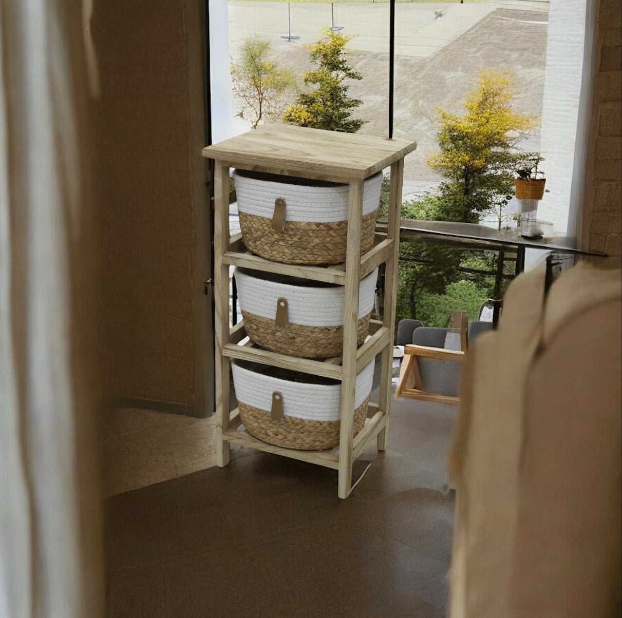 Three-basket storage (D928)