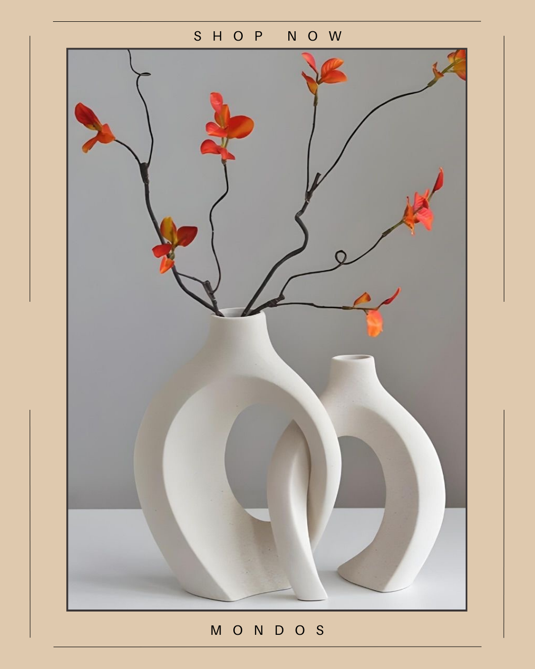 Vase decoration Nordic (D640)