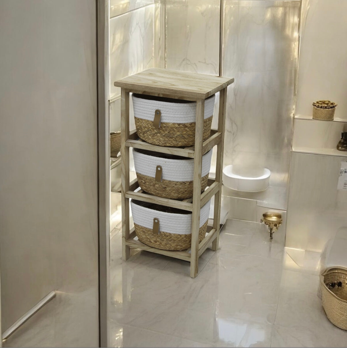 Three-basket storage (D928)