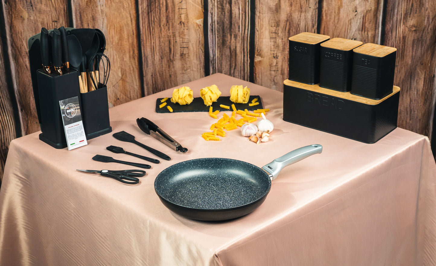 Risoli 24 cm GRANITO frying pan gran gourment