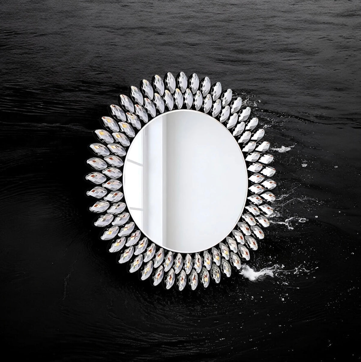 Crystal mirror 80 cm (D8)