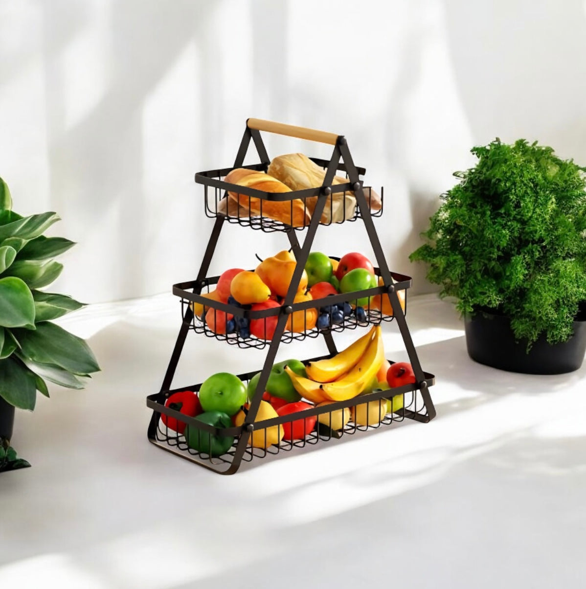 Fruit Basket Organizer 3 -Tier (D736)